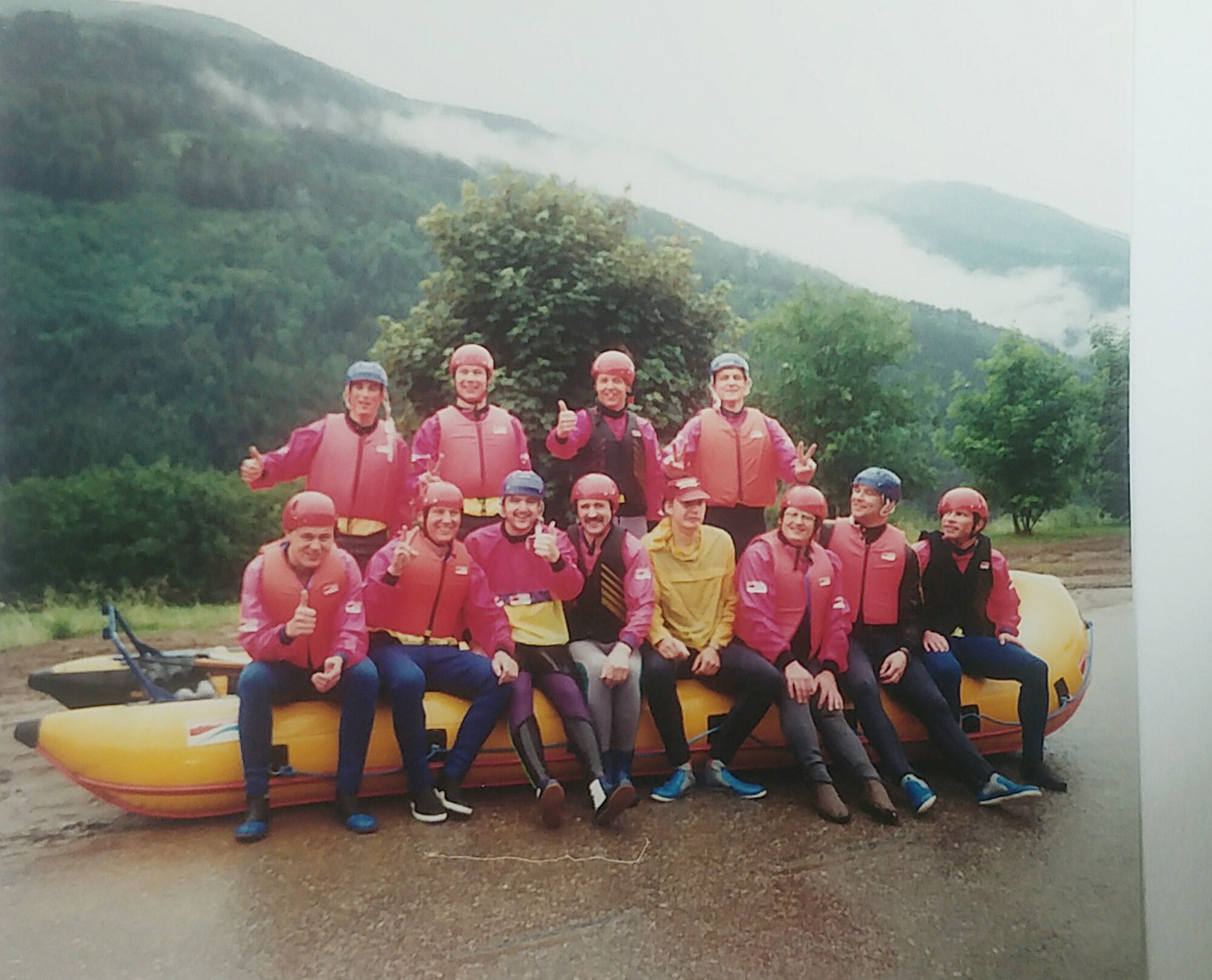 Rafting-Fahrt auf der Möll 1992